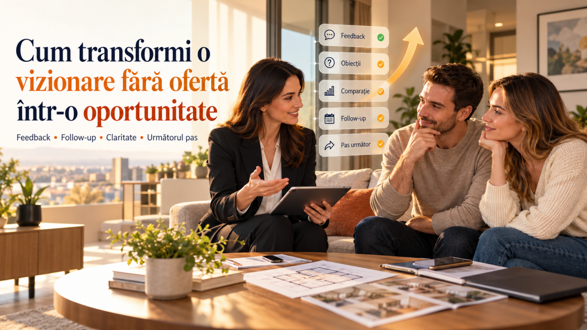 🏠 Cum transformi o vizionare fără ofertă într-o oportunitate