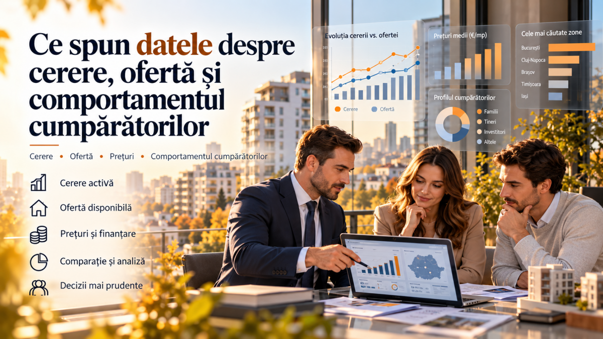 Ce spun datele despre cerere, ofertă și comportamentul cumpărătorilor